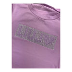 Liu Jo T-Shirt Tinta Unita con Brillantini per Neonata KA5095NX LILLA LIU JO 
