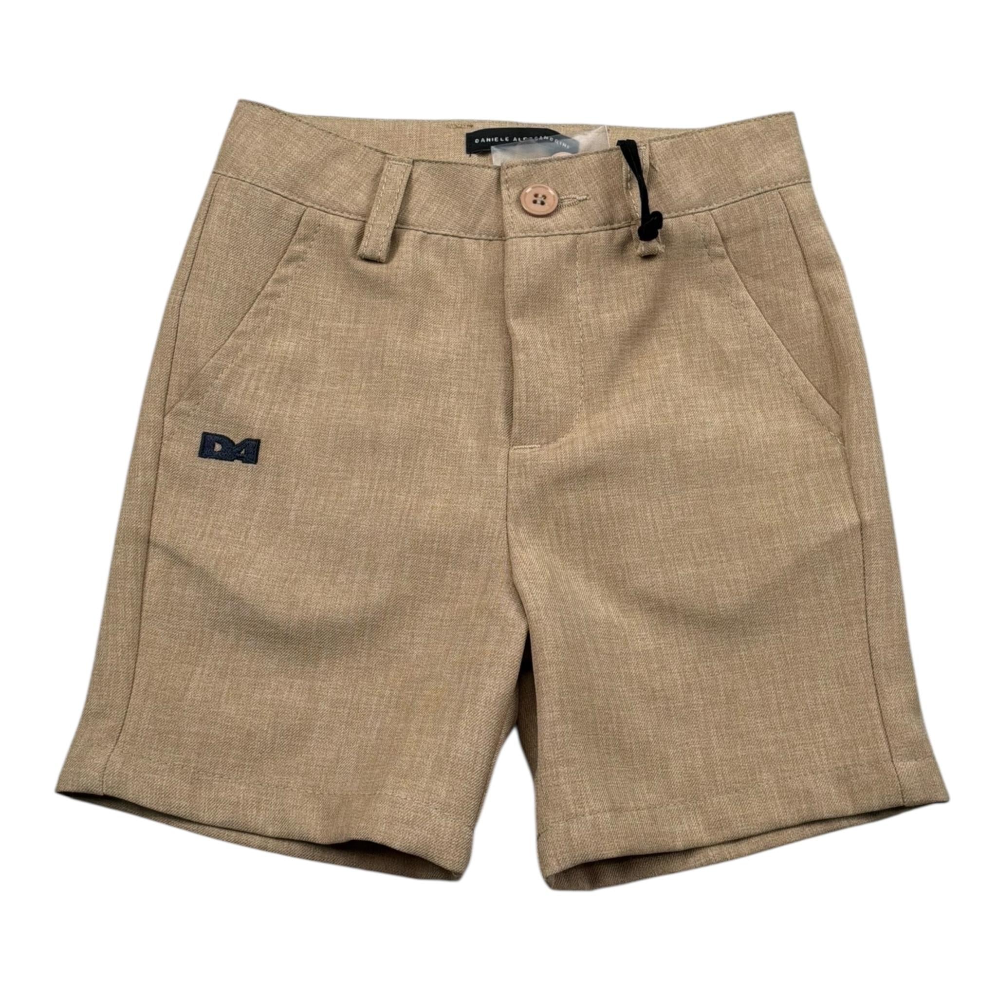 Daniele Alessandrini Bermuda Tinta Unita con Girovita Regolabile per Neonato 1296S00075N BEIGE DANIELE ALESSANDRINI 