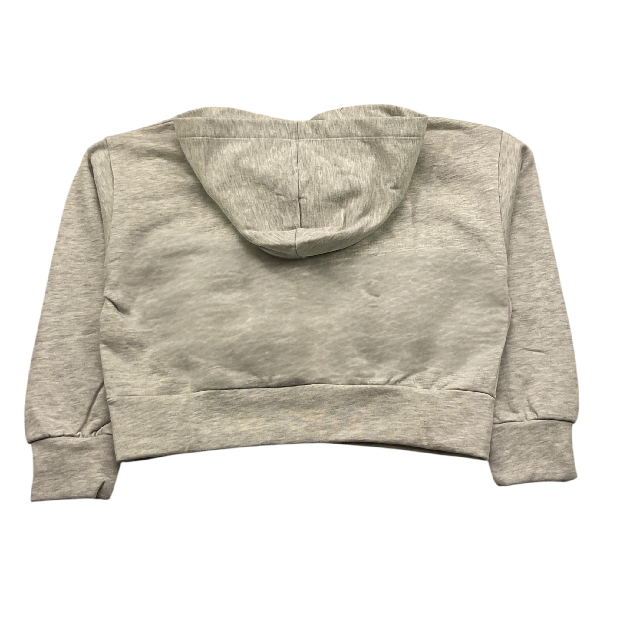 DIXIE felpa chiusa con cappuccio tinta unita Grigio per Bambina LM18040G67 GRIGIO DIXIE 