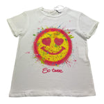 So Twee By Miss Grant T-Shirt Girocollo Tinta Unita con Brillantini per Bambina ST0057 BIANCO SO TWEE BY MISS GRANT 