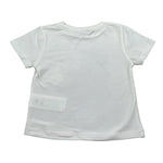 M+E' T-Shirt Girocollo Tinta Unita con Stampa per Neonata 1UE1862 BIANCO M+E' 