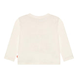 BillIEBLUSH shirt girocollo tinta unita con stampa paillettes Panna per Neonata U20475X PANNA BillIEBLUSH 