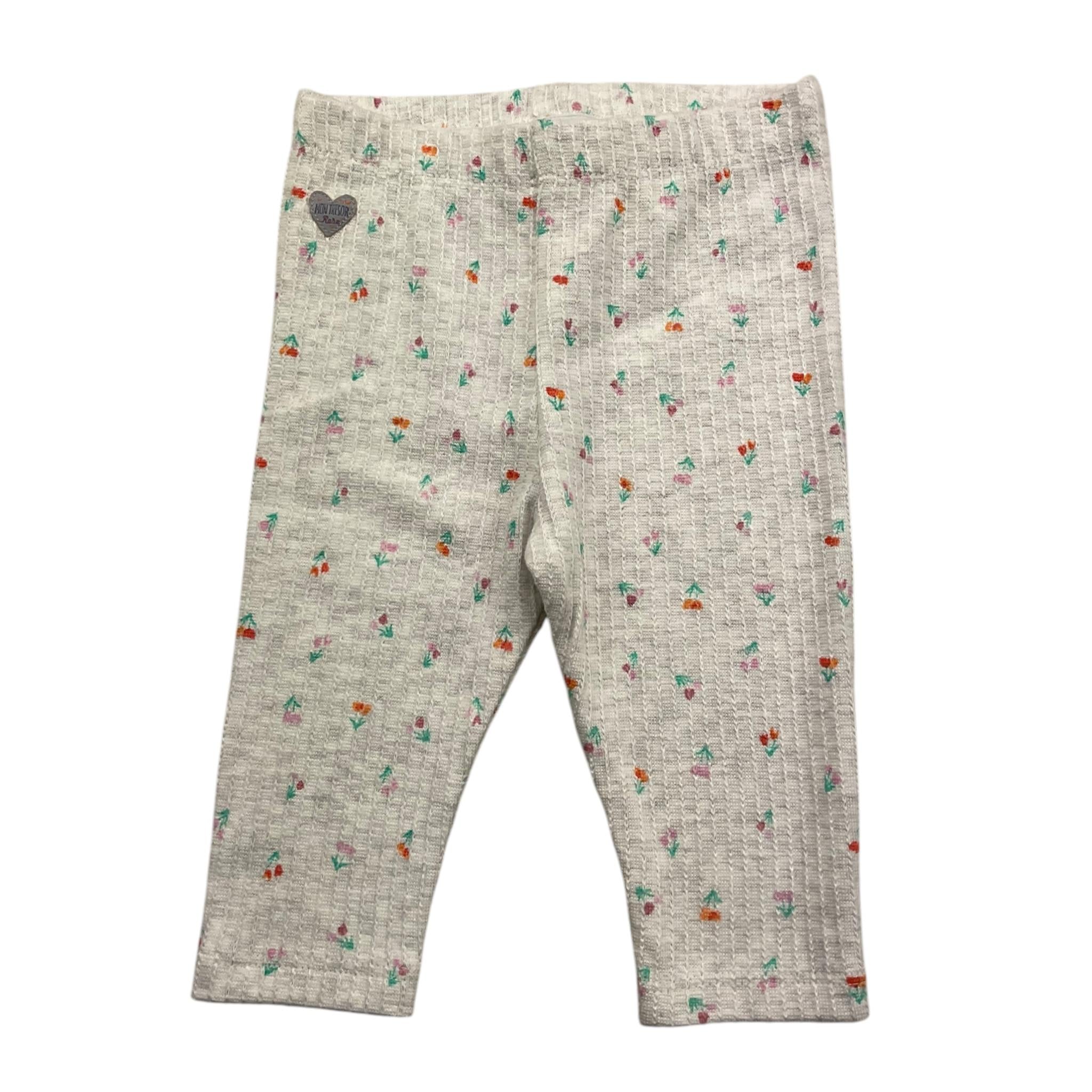 YATSI BABY leggins tinta unita con stampa Panna per Neonata 24444560 PANNA YATSI BABY 
