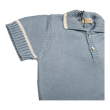 J.O. Milano Polo Mezza Manica Tinta Unita per Neonato 576Z6 AZZURRO J.O. MILANO 