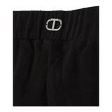 TWINSET pantalone tinta unita con elastico in vita Nero per Bambina 242GJ2332 NERO TWINSET 