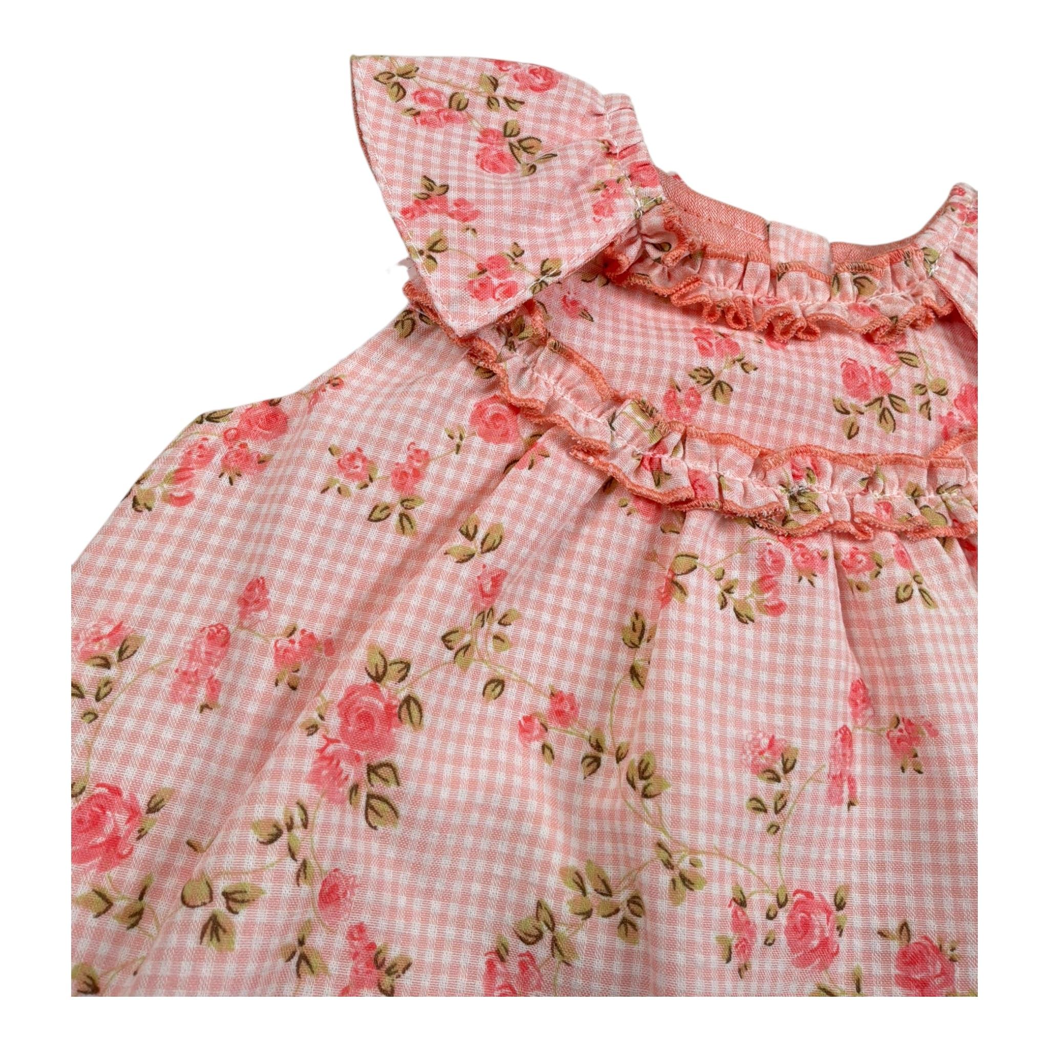 Juliana Completo 2 Pezzi Camicia-Culotte per Neonata 25106 ROSA JULIANA 