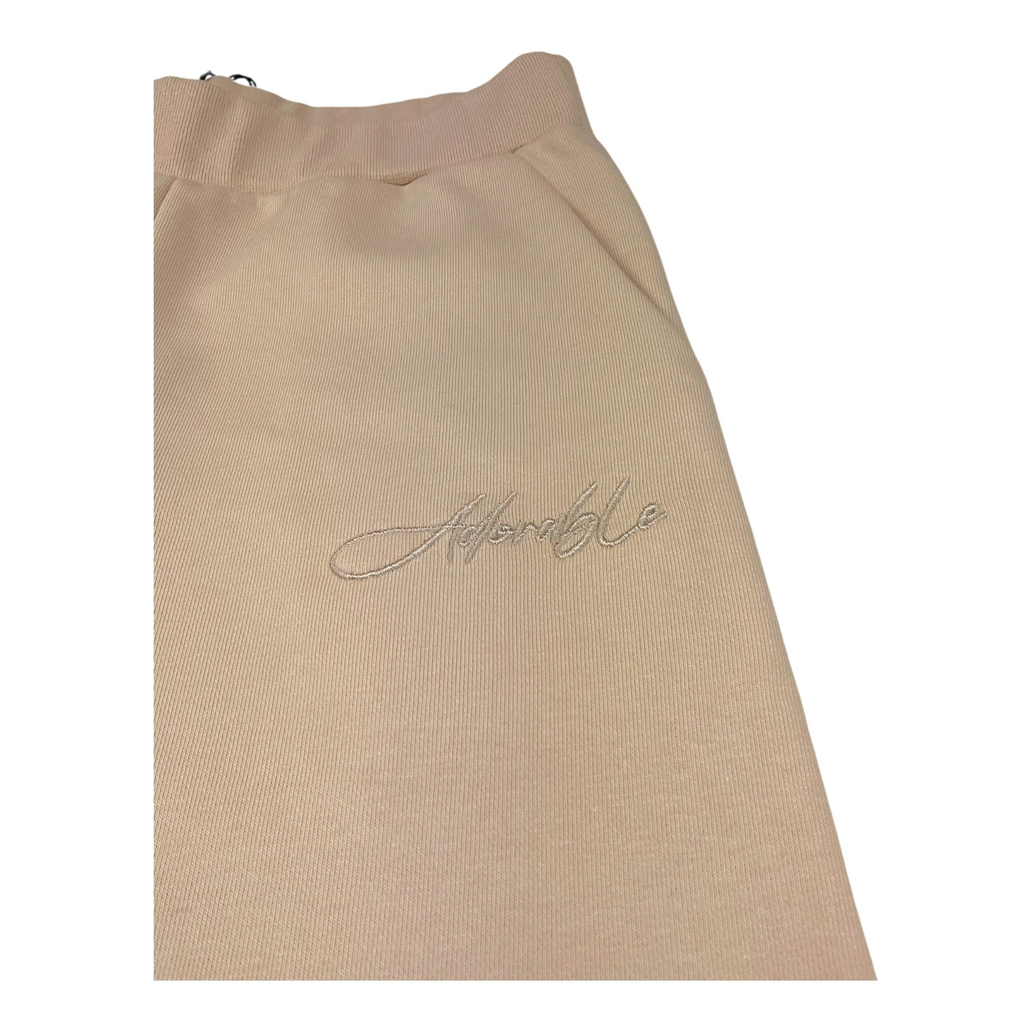 Janice Pantalone Tinta Unita Modello A Palazzo per Bambina JN617R BEIGE JANICE 