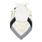 Monnalisa Completo 2 Pezzi Top-Short Stampa Fantasia per Bambina 11A419 BIANCO MONNALISA 