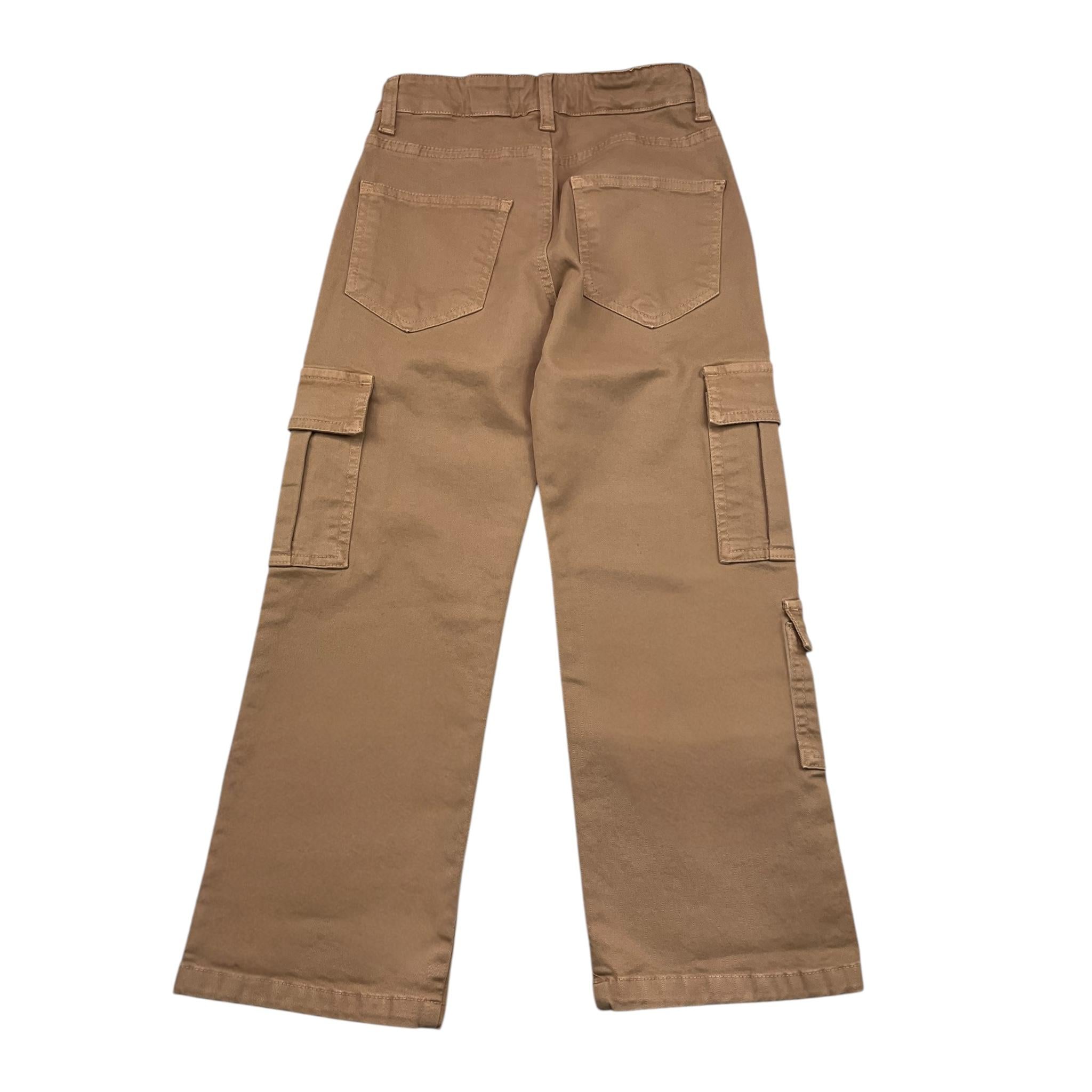 LU LU BY MISS GRANT pantalone modello a palazzo tinta unita con elastic in vita Beige per Bambina LL2994X BEIGE LU LU BY MISS GRANT 