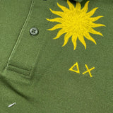 Suns68 Polo Mezza Manica Tinta Unita con Stampa per Bambino CPA35342 VERDE SUNS68 