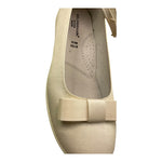 Colori Chiari Ballerine Tinta Unita con Fibia E Fiocco per Bambina FJ953546 PANNA COLORI CHIARI 