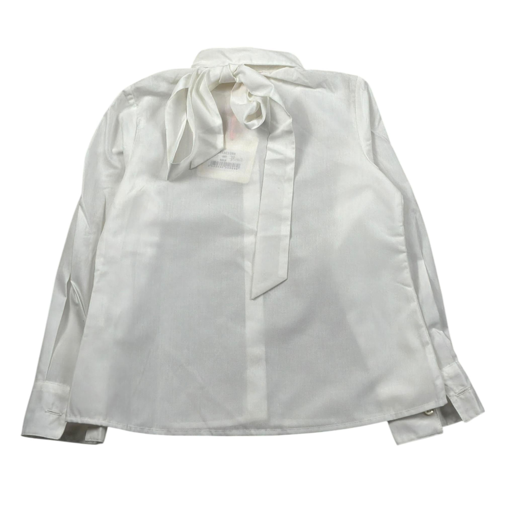 Vicolo Camicia Manica Lunga tinta unita Bianco per Bambina 3141C1193 BIANCO VICOLO 