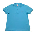 Sun68 Polo Mezza Manica Tinta Unita con Stampa per Bambino CPA35313 AZZURRO SUN68 