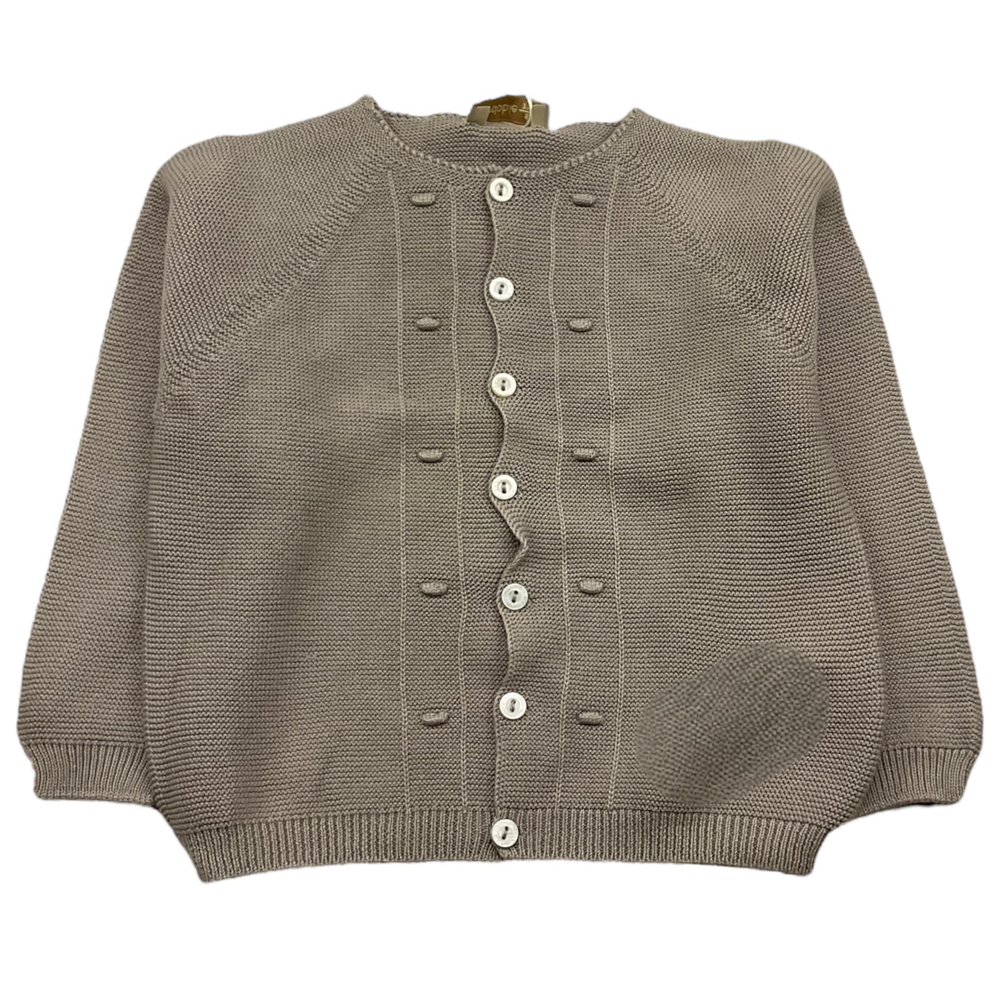 WEDOBLE cardigan tinta unita con ricami Grigio per Neonato V2202308A GRIGIO WEDOBLE 