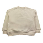 MSGM felpa chiusa girocollo tinta unita con stampa in contrasto Panna per Bambino F4MSNBSW271J PANNA MSGM 