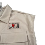 Manila Grace Camicia Mezza Manica Tinta Unita per Bambina 121SMJS25 BEIGE MANILA GRACE 