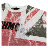 John Richmond T-Shirt Girocollo Tinta Unita con Stampa Bandiera per Bambino RBP26198TS PANNA JOHN RICHMOND 