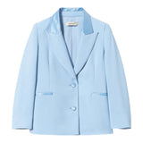 Twinset Giacca Tinta Unita con Bottoni per Bambina 251GJ2QNAX AZZURRO TWINSET 