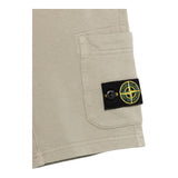 Stone Island Bermuda Tinta Unita con Logo per Bambino K1S166200006 BEIGE STONE ISLAND 