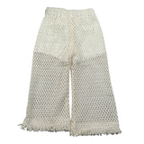 Lalalu' Pantalone Tinta Unita Traforato per Neonata PTL80PBX BEIGE LALALU' 