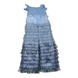 La Stupenderia Tuta Intera Tinta Unita con Tulle per Bambina CJTT92J AZZURRO LA STUPENDERIA 