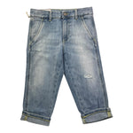 Dondup Jeans Tinta Unita con Tasche Americane per Neonato DMPA133N AZZURRO DONDUP 