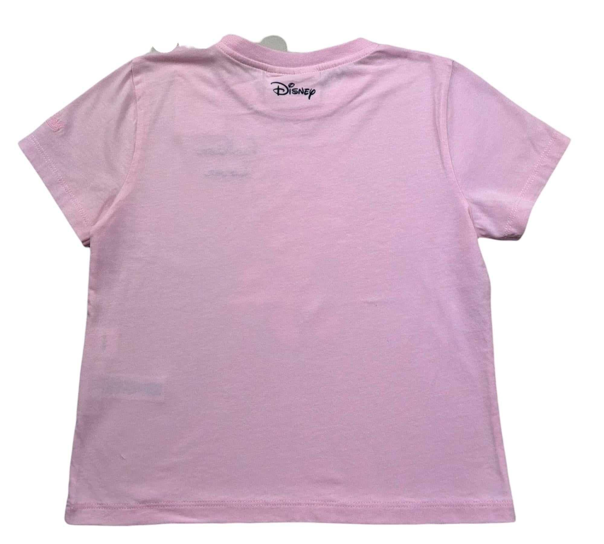 Saint Barth T-Shirt Gircollo Tinta Unita con Minnie per Bambina FAHION ROSA SAINT BARTH 