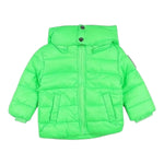 DIESEL giubbino tinta unita con cappuccio Verde fluo per Neonato K00102X VERDE FLUO DIESEL 