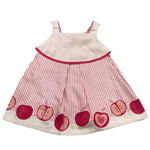 Mayoral Abito Giromanica Fantasia A Righe Bicolore per Neonata 1864 BIANCO/FUXIA MAYORAL 