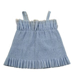 Dixie Top Tinta Unita per Bambina CC45290G74 AZZURRO DIXIE 