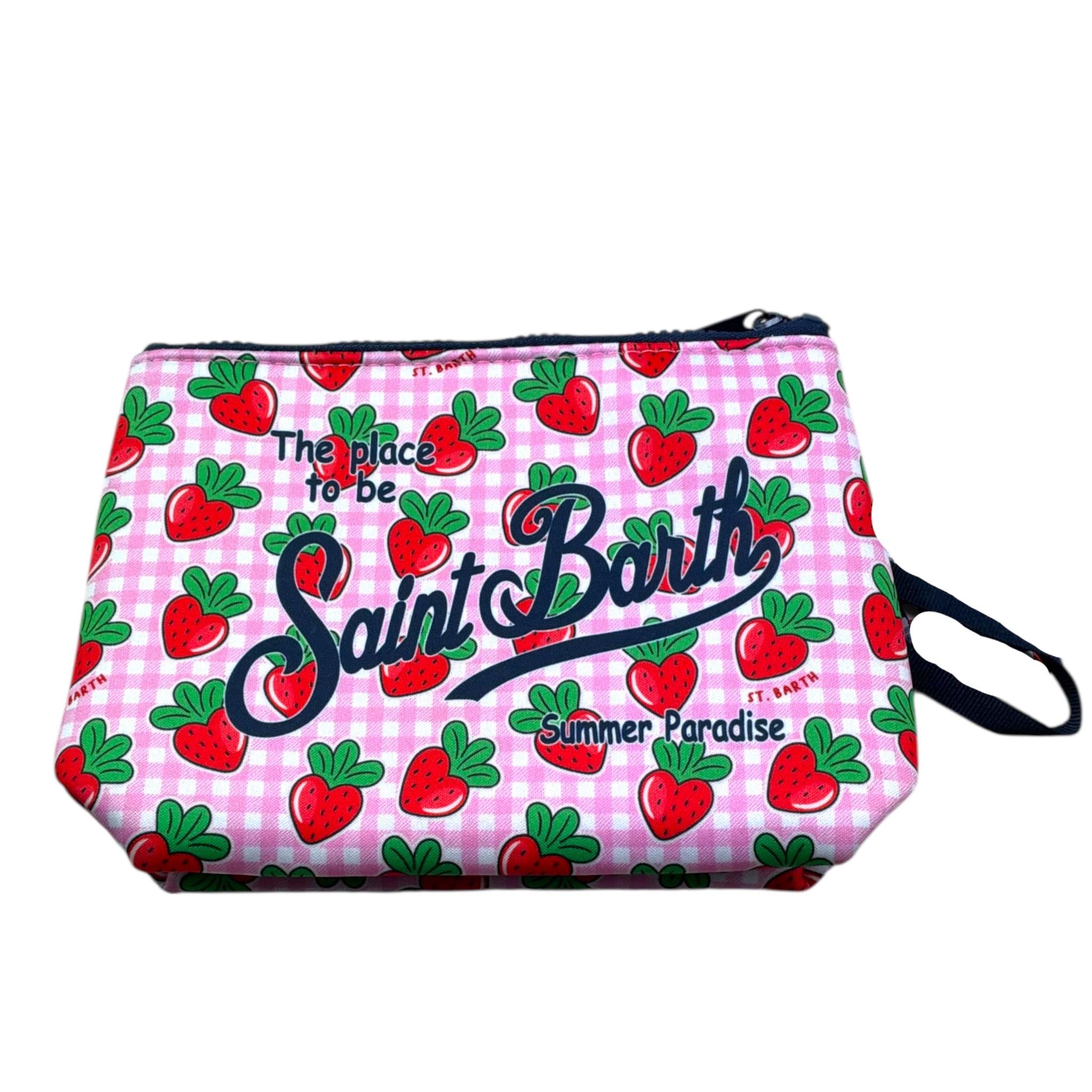 Saint Barth Pochette Tinta Unita con Stampa per Bambina ALIN001 ROSA SAINT BARTH 