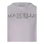 Marc Ellis T-Shirt Tinta Unita con Stampa per Bambina JMJTS01208 BIANCO MARC ELLIS 