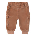 MINI BANDA pantalone in velluto tinta unita con elastico in vita Beige per Neonato A639 BEIGE MINI BANDA 