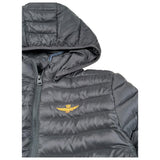 Aeronautica Militare Giubbino Tinta Unita con Cappuccio per Bambino 242AB001A NERO AERONAUTICA MILITARE 
