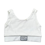 Imperial Kids Top Tinta Unita A Costine per Bambina M023070G75 BIANCO IMPERIAL KIDS 