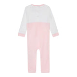 Guess Tutina Tinta Unita con Stampa per Neonata H2YW05KA6W3 ROSA GUESS 