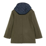 FAY cappotto sfoderabile tinta unita con bottoni Verde per Bambino FV2Q00 VERDE FAY 