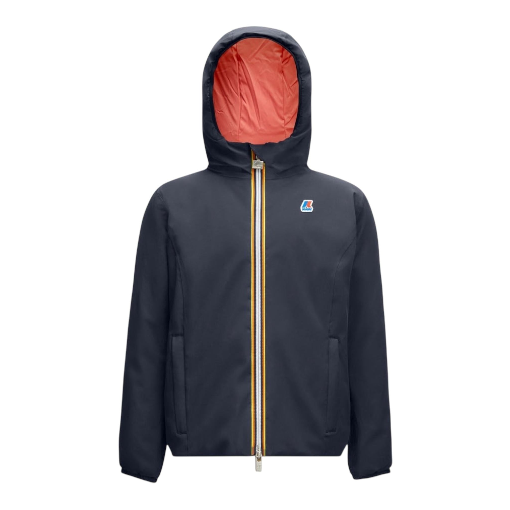 K-Way Giubbino Reversibile Bicolore per Bambino K61314WX BLU/ROSSO K-WAY 