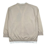 Paolo Pecora Cardigan Tinta Unita Scollo A V per Bambino PP4278 BEIGE PAOLO PECORA 