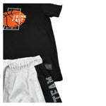 Funky Completo 2 Pezzi T-Shirt-Bermuda Bianco/Nero per Bambino 125101102 BIANCO/NERO FUNKY 