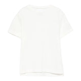 Dou Dou T-Shirt Girocollo Tinta Unita per Bambina DW8P41X BIANCO DOU DOU 