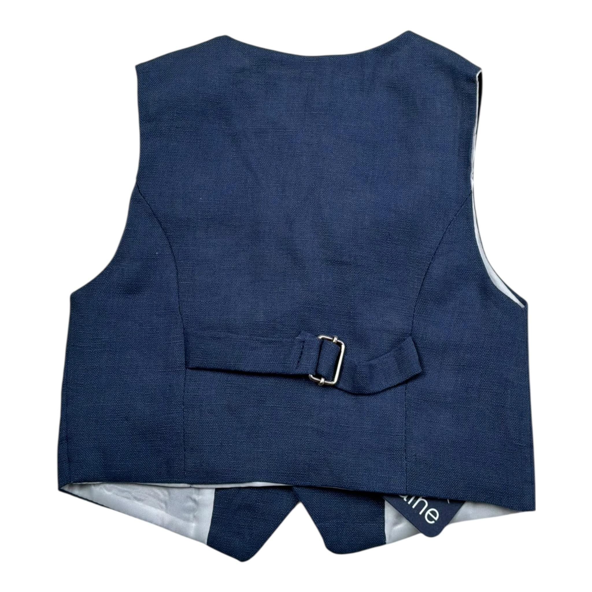 gilet tinta unita con logo JLK002 BLU HARMONT & BLAINE 