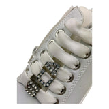 Cesare Paciotti Sneakers Tinta Unita con Lacci per Bambina 42740 BIANCO CESARE PACIOTTI 