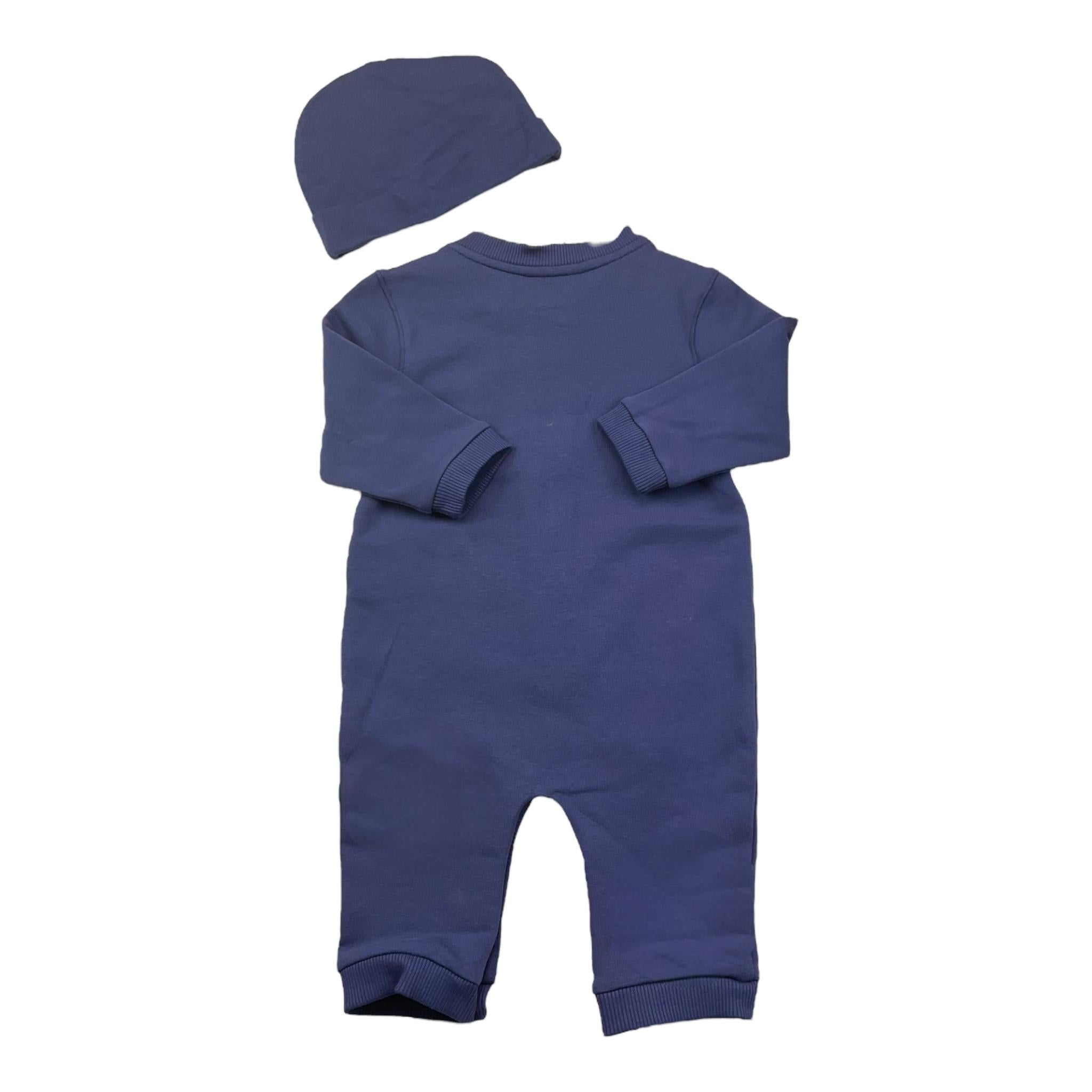 K-WAY set 2pz tutina-cappello Blu per Neonato K31361W BLU K-WAY 