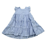 M+E' Abito Mezza Manica Tinta Unita per Neonata U1399 AZZURRO M+E' 