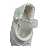 Made In Italy Ballerine Tinta Unita per Neonata ED107SC BIANCO MADE IN ITALY 