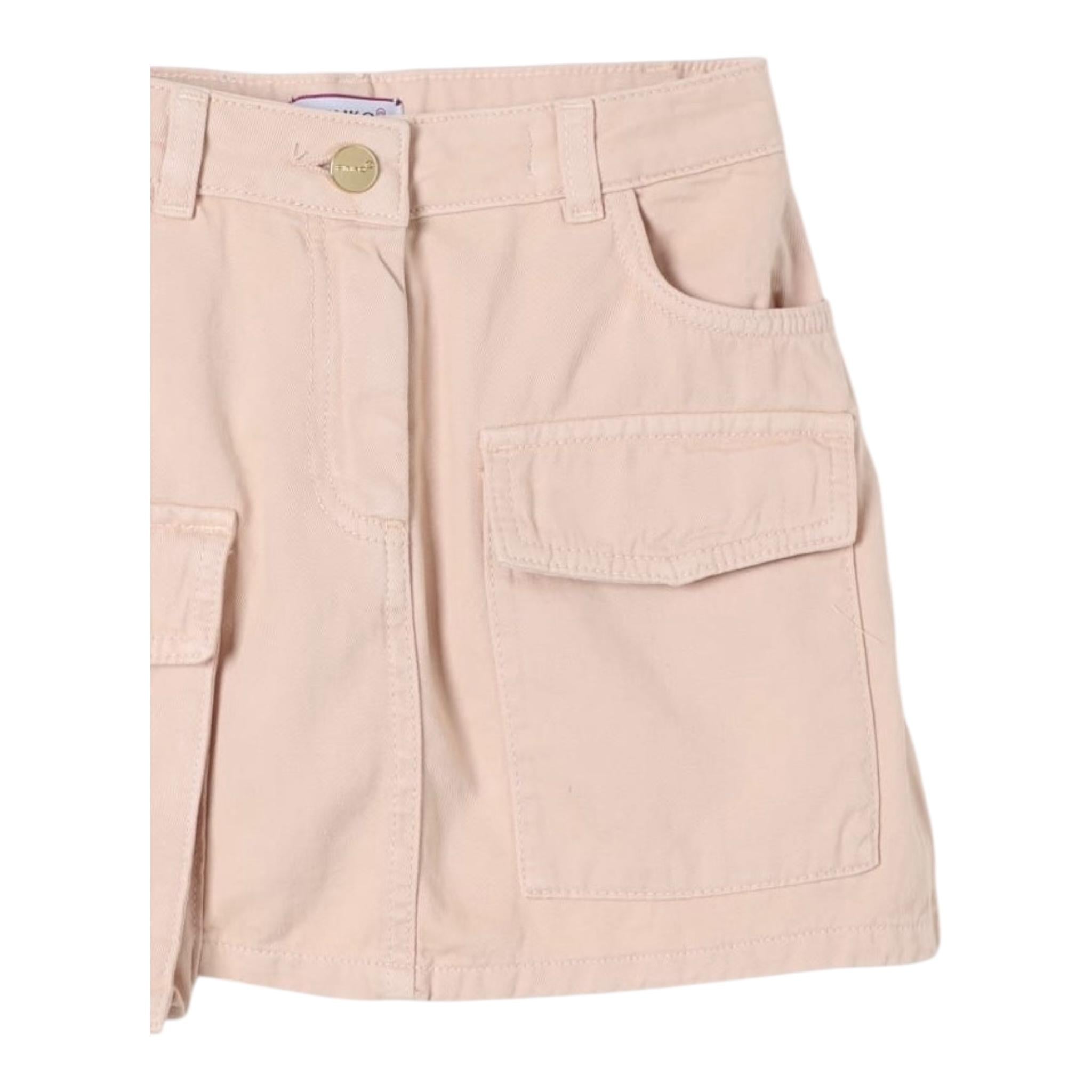 PINKO gonna tinta unita con tascone Rosa per Bambina F4PIJGSK009X ROSA PINKO 