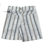 Ambaraba Bermuda Tinta Unita Fantasia A Righe per Neonato FM35158 BIANCO AMBARABA 