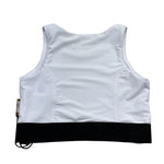 Just Cavalli Top Giromanica Tinta Unita con Logo per Bambina JGP26055TO BIANCO JUST CAVALLI 