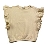 PETIT INDI maglia smanicata tinta unita Panna per Bambina AW24BK4807J PANNA PETIT INDI 